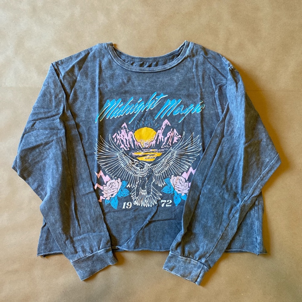 Target Juniors Graphic Crop Top Tee